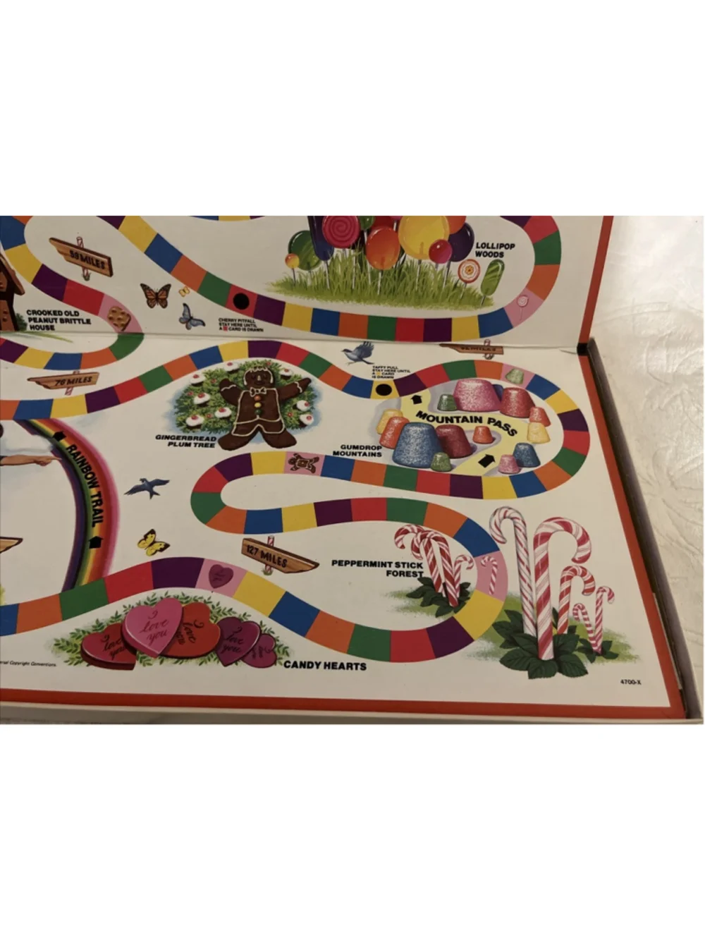 VINTAGE Candy Land 1978 COMPLETE Children's Board Game Milton Bradley 4700 USA